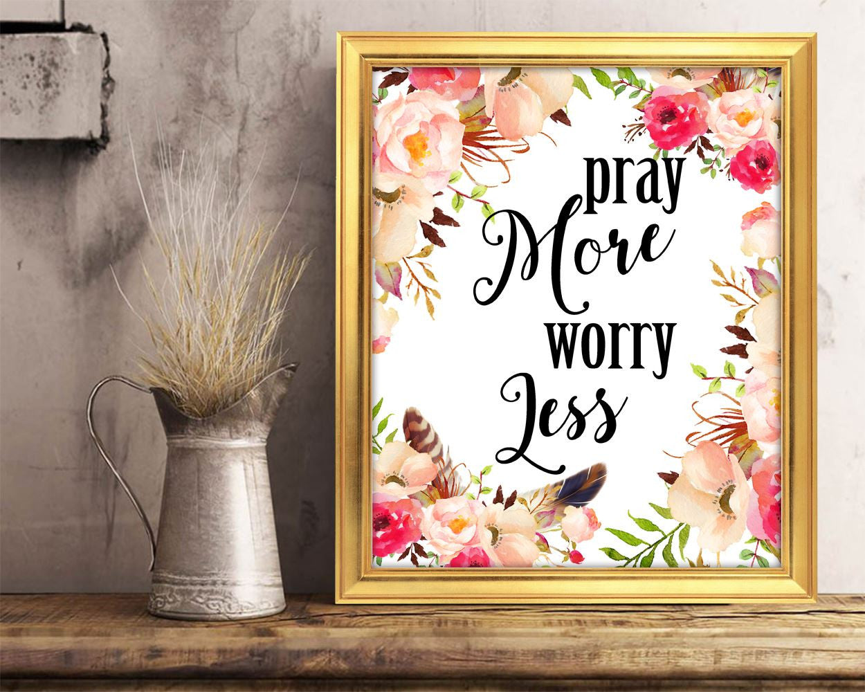 Wall Art Pray Digital Print Pray Poster Art Pray Wall Art Print Pray Holy Art Pray Holy Print Pray Wall Decor Pray bible quote - Digital Download