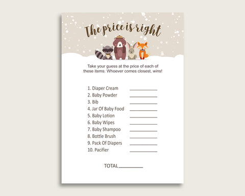 Beige Brown The Price Is Right Game, Winter Woodland Baby Shower Gender Neutral Activity, Guess The Price Game Printable, Instant RM4SN