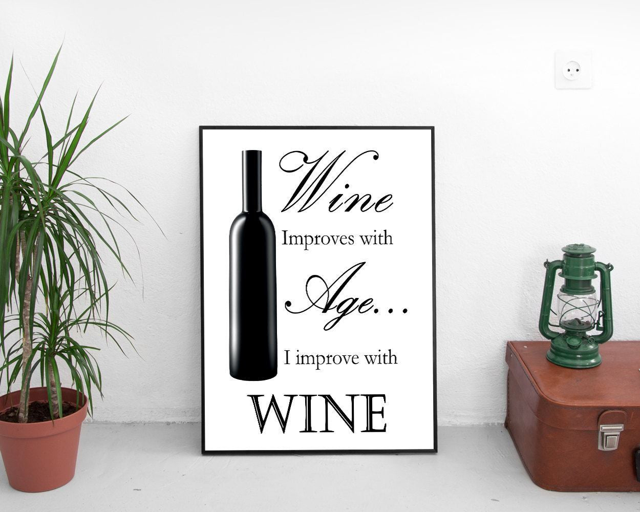 Wall Art Wine Digital Print Wine Poster Art Wine Wall Art Print Wine Bar Art Wine Bar Print Wine Wall Decor Wine funny print bartender print - Digital Download