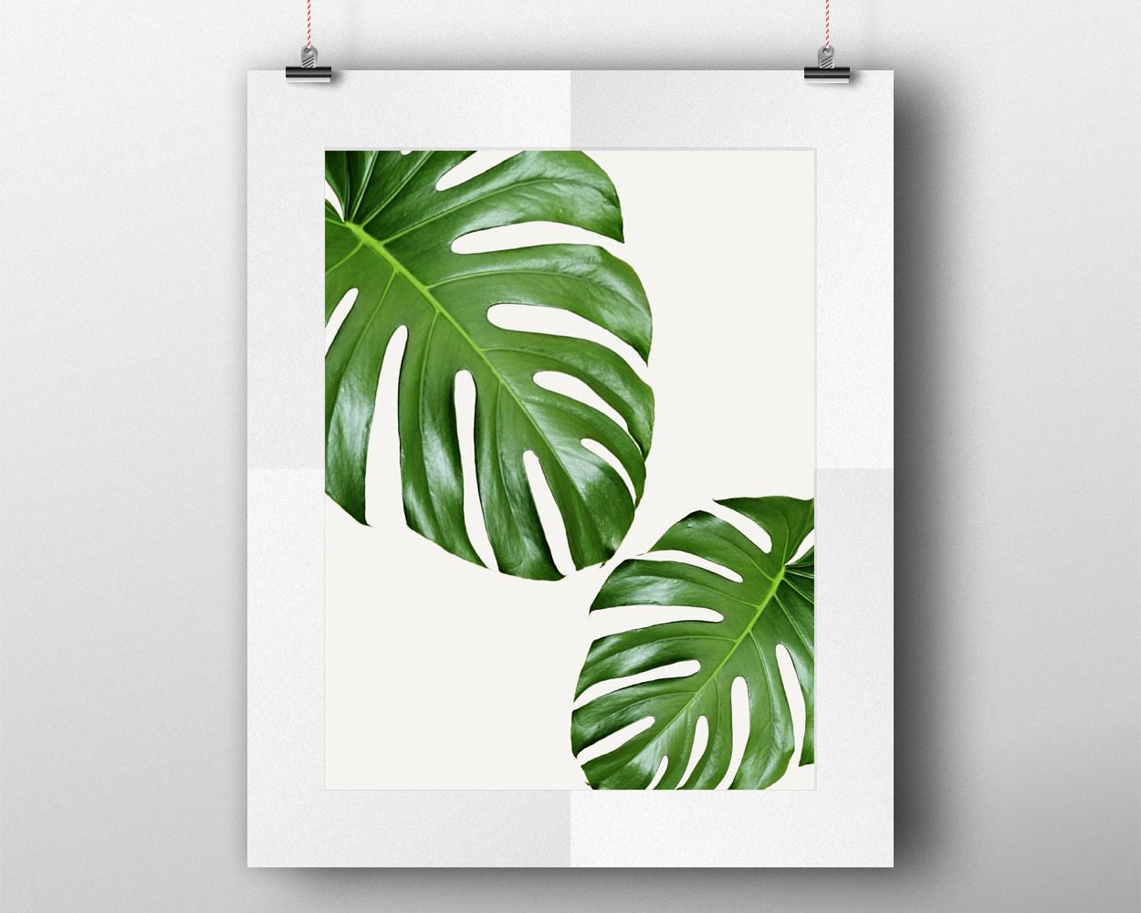 Wall Art Leaf Digital Print Leaf Poster Art Leaf Wall Art Print Leaf Home Art Leaf Home Print Leaf Wall Decor Leaf monstera leaves - Digital Download