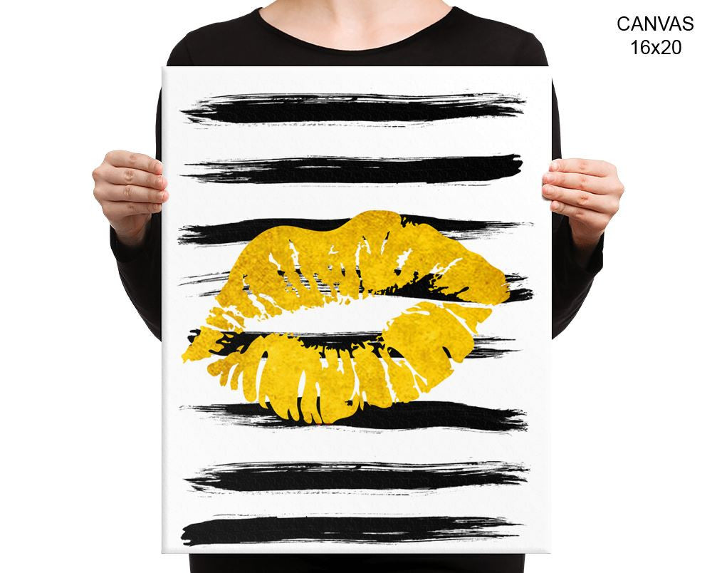 Lips Print, Beautiful Wall Art with Frame and Canvas options available Beauty Decor