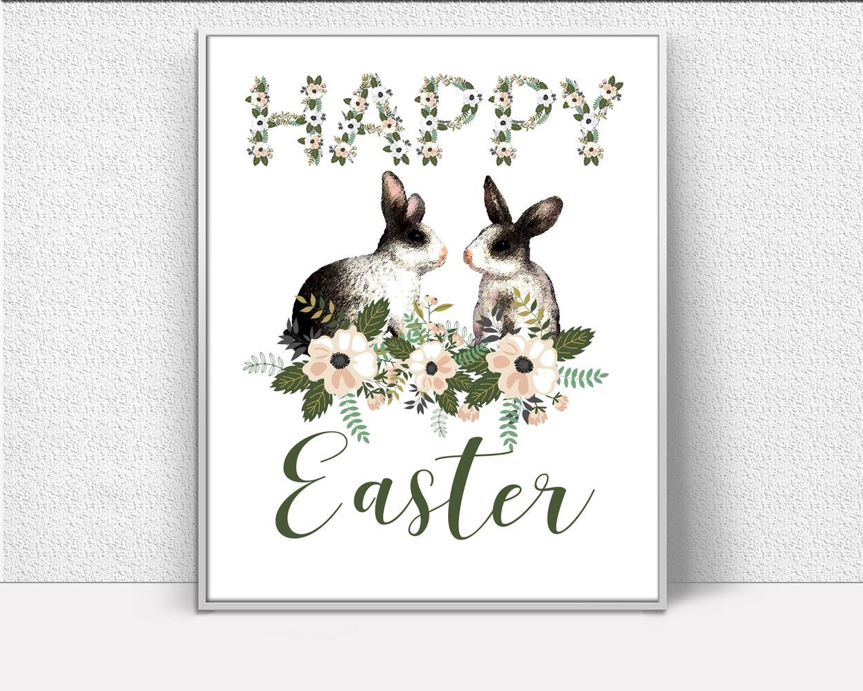 Wall Art Easter Bunny Digital Print Easter Bunny Poster Art Easter Bunny Wall Art Print Easter Bunny Easter Art Easter Bunny Easter Print - Digital Download