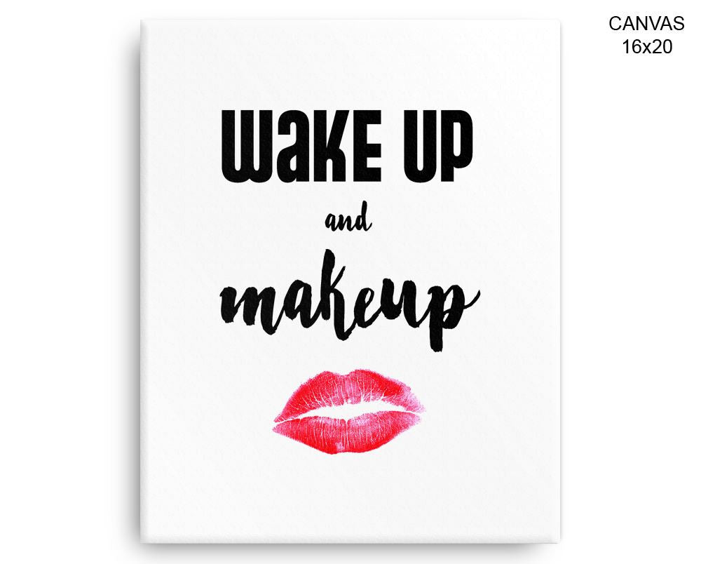 Makeup Print, Beautiful Wall Art with Frame and Canvas options available Fashion Decor