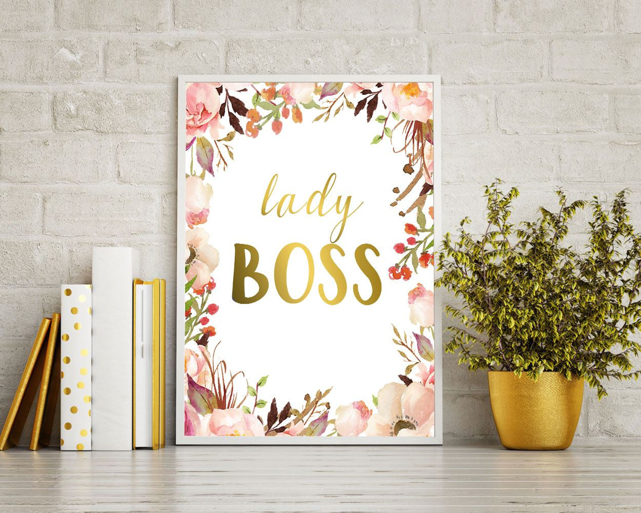 Wall Art Boss Digital Print Lady Poster Art Boss Wall Art Print Lady Office Art Lady Office Print Boss Wall Decor Boss gift for boss - Digital Download