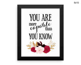 Inspiration Print, Beautiful Wall Art with Frame and Canvas options available Work Decor