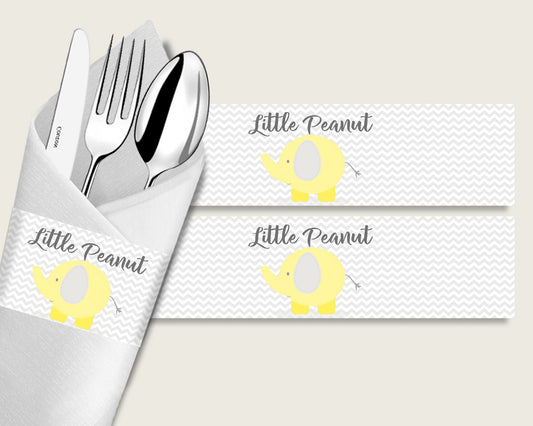 Napkin Rings Baby Shower Napkin Rings Yellow Baby Shower Napkin Rings Baby Shower Elephant Napkin Rings Yellow Gray party ideas party W6ZPZ