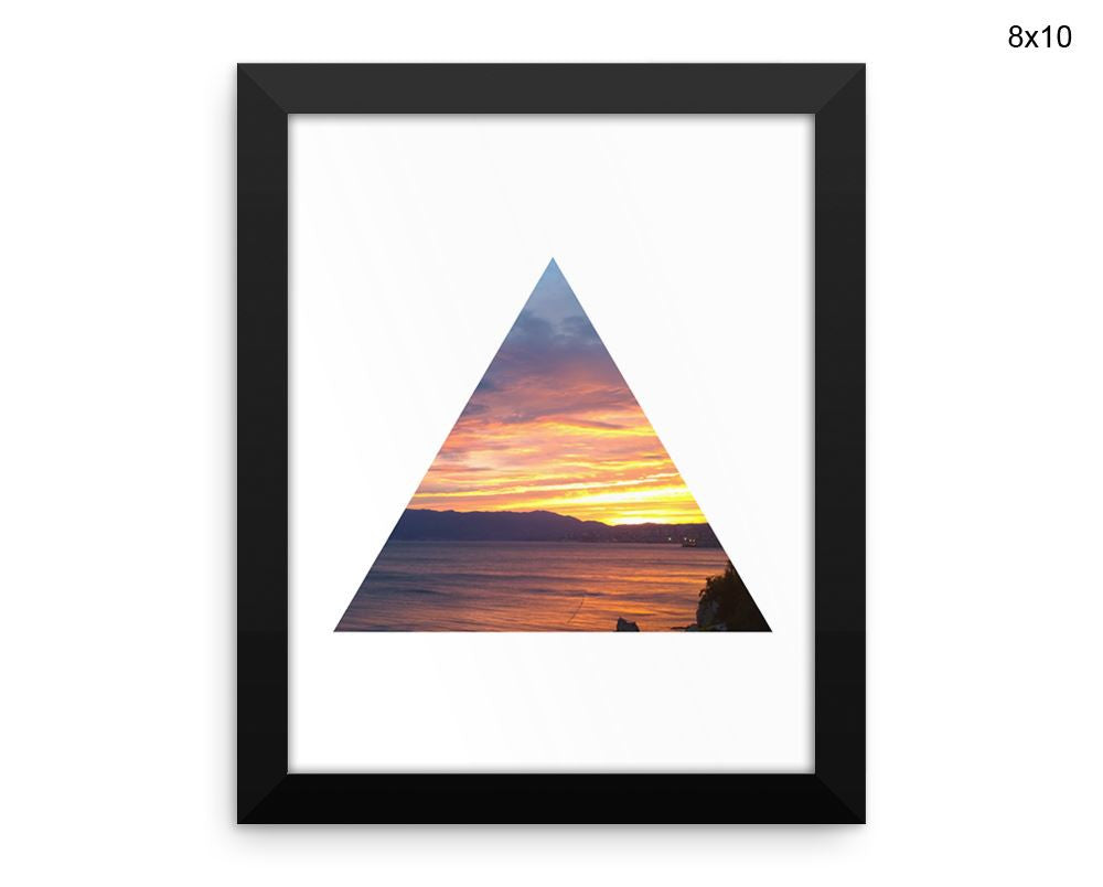 Sunset Print, Beautiful Wall Art with Frame and Canvas options available Photography Decor