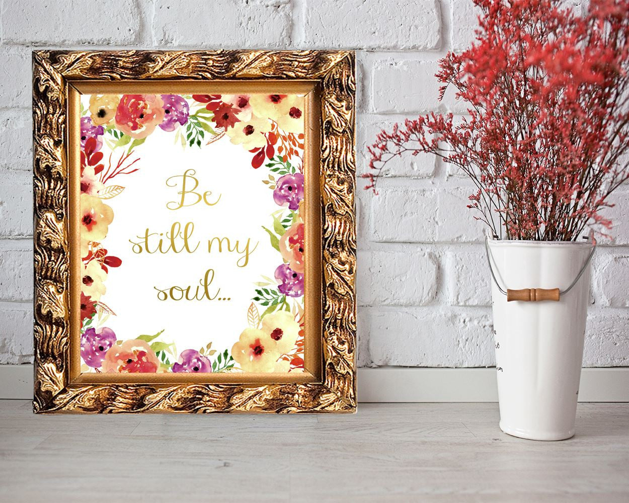 Wall Art Be Still My Soul Digital Print Be Still My Soul Poster Art Be Still My Soul Wall Art Print Be Still My Soul Bible Art Be Still My - Digital Download