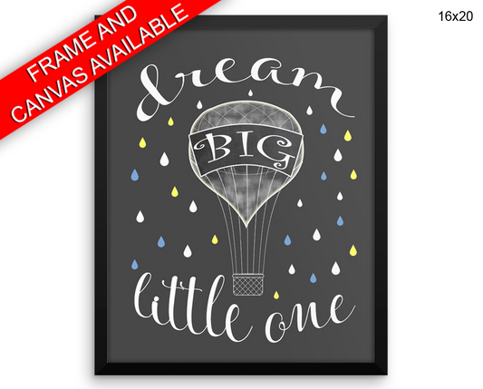 Little One Print, Beautiful Wall Art with Frame and Canvas options available Nursery Decor