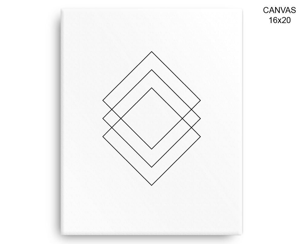 Geometric Shape Print, Beautiful Wall Art with Frame and Canvas options available Scandi Decor