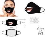 Funny Mouth Mask, Tongue Face Mask, Reusable Washable Mask, Dust Mask, Kids Mask, Adult Mask, Children Mask With Filter Pocket, Cartoon