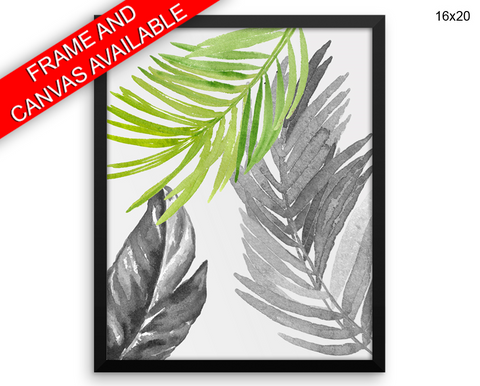 Watercolor Leaves Print, Beautiful Wall Art with Frame and Canvas options available  Decor