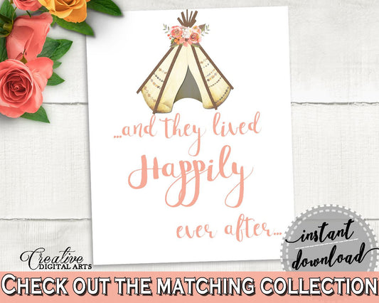 Happily Ever After Bridal Shower Happily Ever After Tribal Bridal Shower Happily Ever After Bridal Shower Tribal Happily Ever After 9ENSG - Digital Product