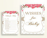 Wishes For Baby Baby Shower Wishes For Baby Roses Baby Shower Wishes For Baby Baby Shower Roses Wishes For Baby Pink White prints U3FPX - Digital Product