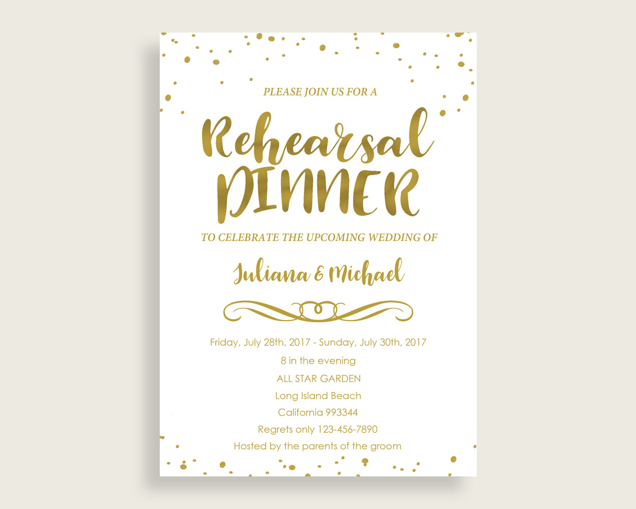 Rehearsal Dinner Invitation Bridal Shower Rehearsal Dinner Invitation Gold Bridal Shower Rehearsal Dinner Invitation Bridal Shower G2ZNX