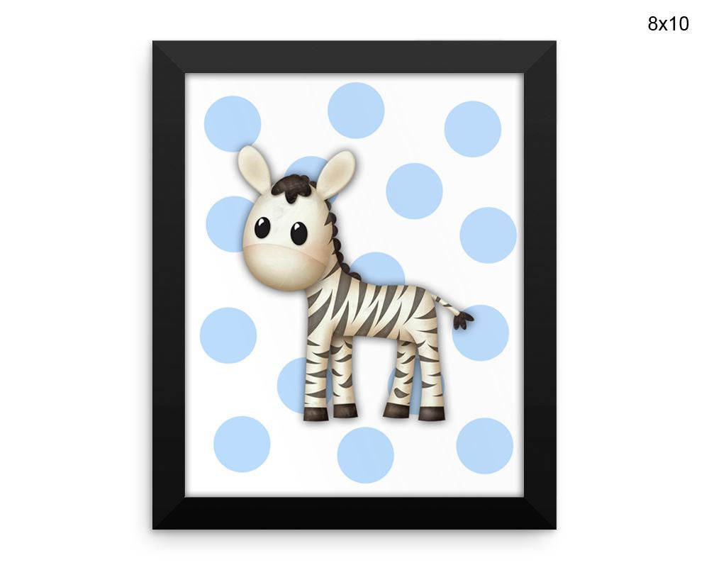 Zebra Print, Beautiful Wall Art with Frame and Canvas options available Nursery Decor