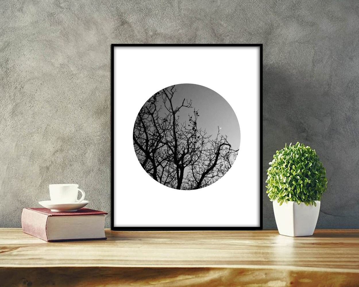 Wall Art Dusk Digital Print Trees Poster Art Dusk Wall Art Print Trees Photography Art Trees Photography Print Dusk Wall Decor Dusk Nature - Digital Download