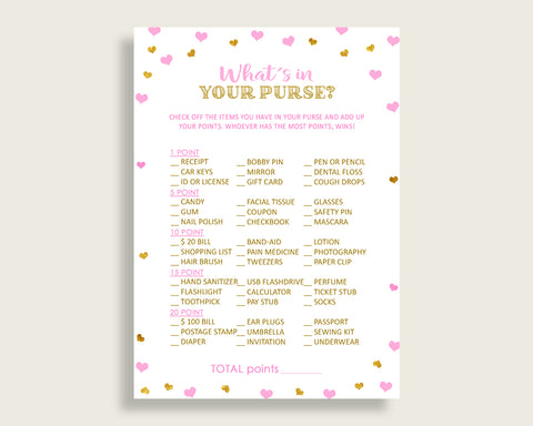 Whats In Your Purse Baby Shower Whats In Your Purse Hearts Baby Shower Whats In Your Purse Baby Shower Hearts Whats In Your Purse Pink bsh01