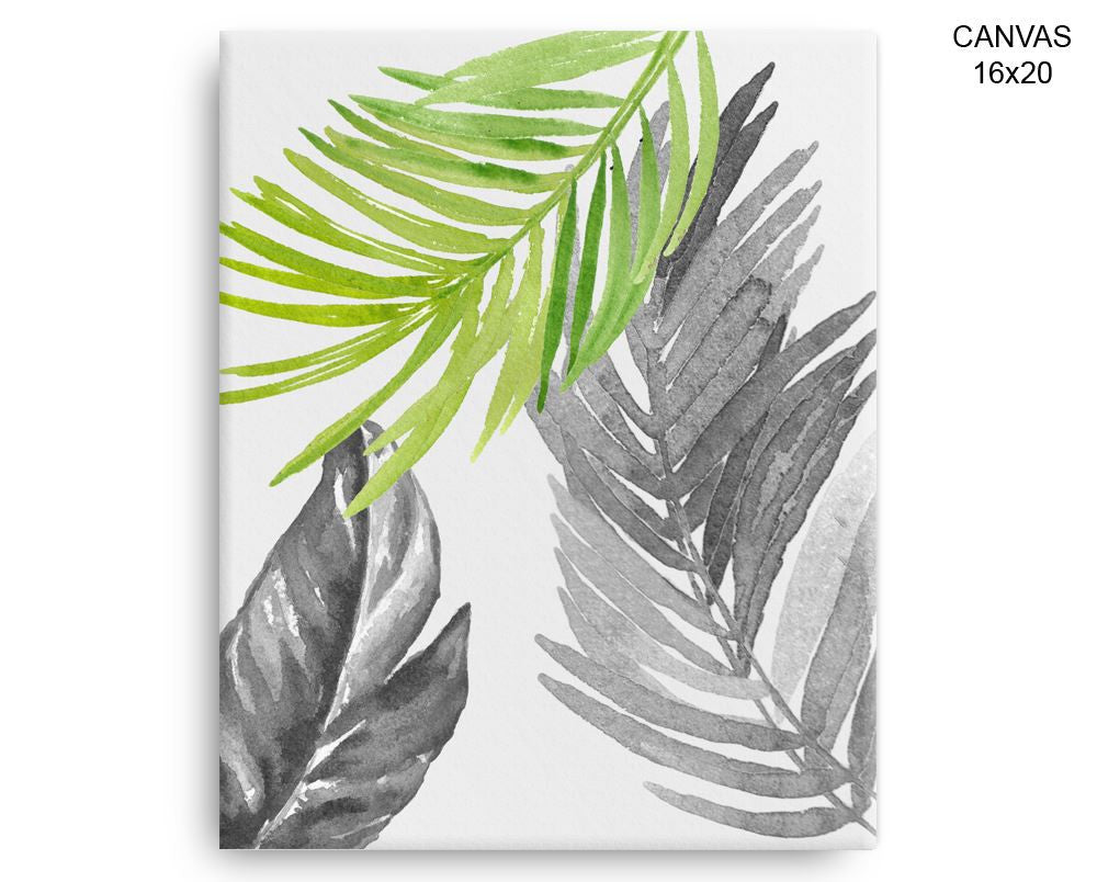 Watercolor Leaves Print, Beautiful Wall Art with Frame and Canvas options available  Decor