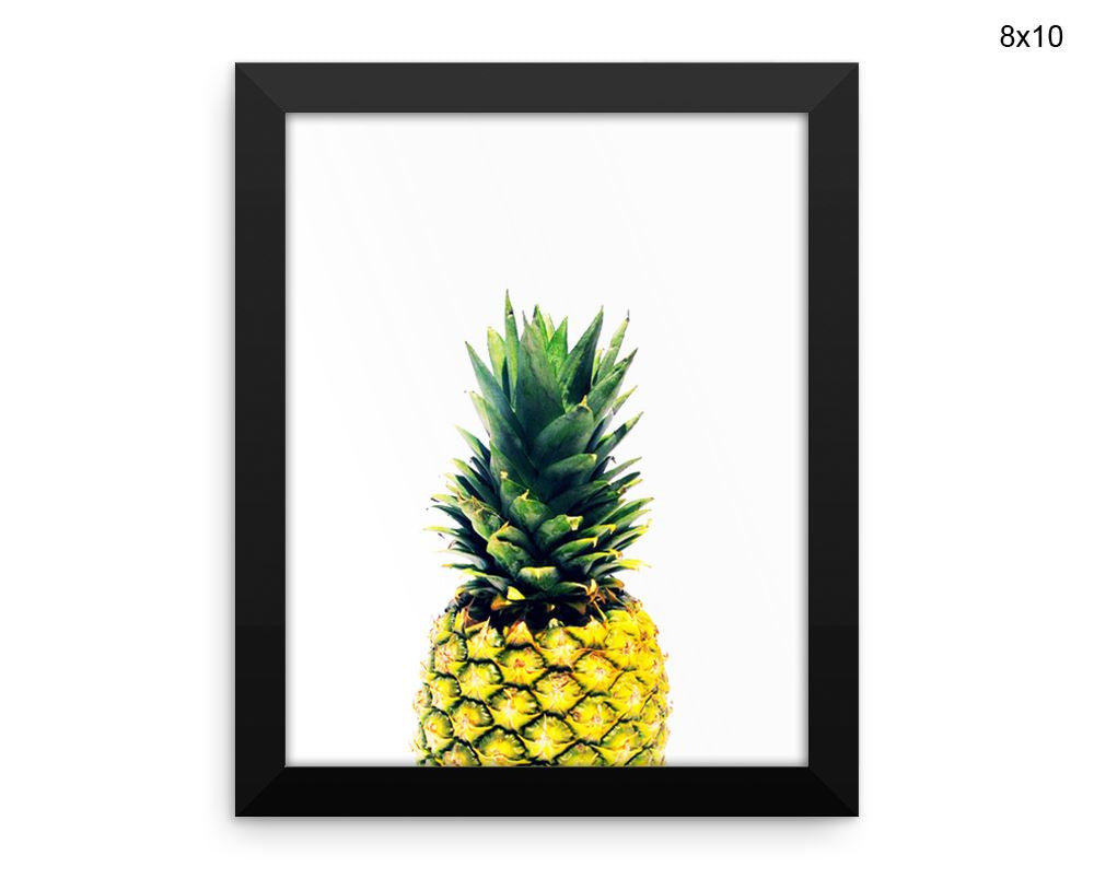 Pineapple Print, Beautiful Wall Art with Frame and Canvas options available Nature Decor