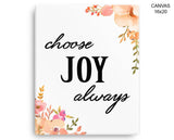 Joy Always Print, Beautiful Wall Art with Frame and Canvas options available  Decor