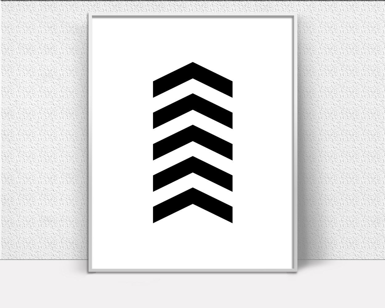 Wall Art Scandinavian Digital Print Chevron Poster Art Scandinavian Wall Art Print Chevron  Wall Decor Scandinavian geometric black - Digital Download