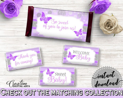 Candy Decorations Baby Shower Candy Decorations Butterfly Baby Shower Candy Decorations Baby Shower Butterfly Candy Decorations Purple 7AANK - Digital Product