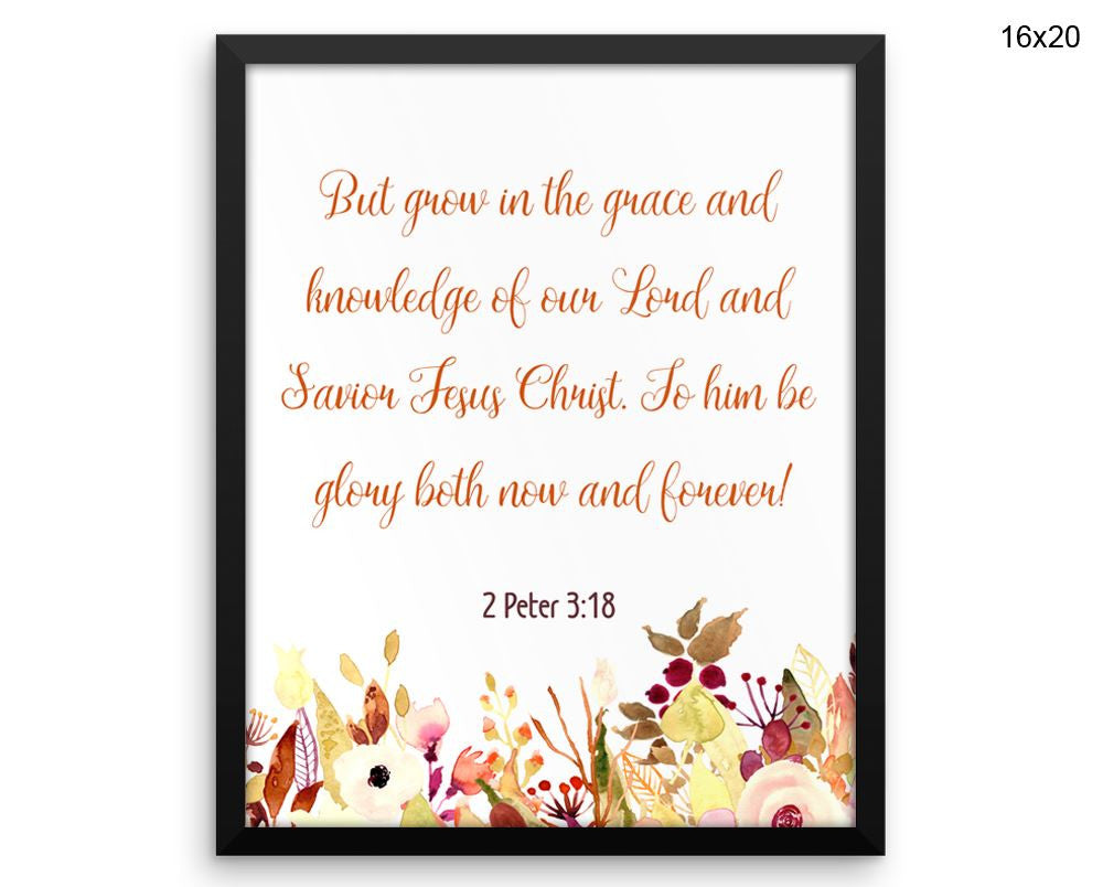 Peter Scripture Print, Beautiful Wall Art with Frame and Canvas options available Bible Decor