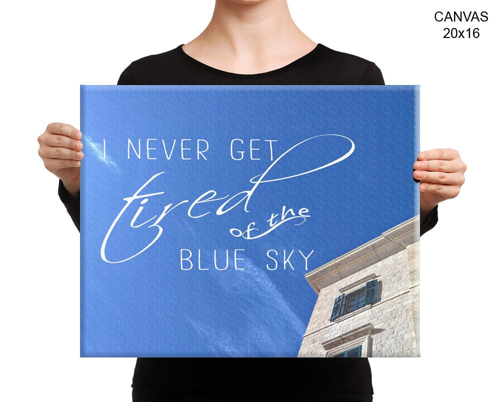 Blue Sky Print, Beautiful Wall Art with Frame and Canvas options available Photography Decor