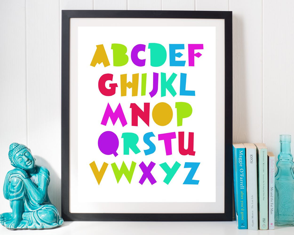 Abc Prints Wall Art Alphabet Digital Download Abc Nursery Art Alphabet Nursery Print Abc Instant Download Alphabet Frame And Canvas abc art - Digital Download