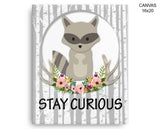 Stay Curious Print, Beautiful Wall Art with Frame and Canvas options available Kids Decor