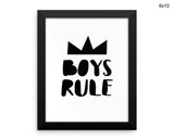 Boys Print, Beautiful Wall Art with Frame and Canvas options available Boys Room Decor