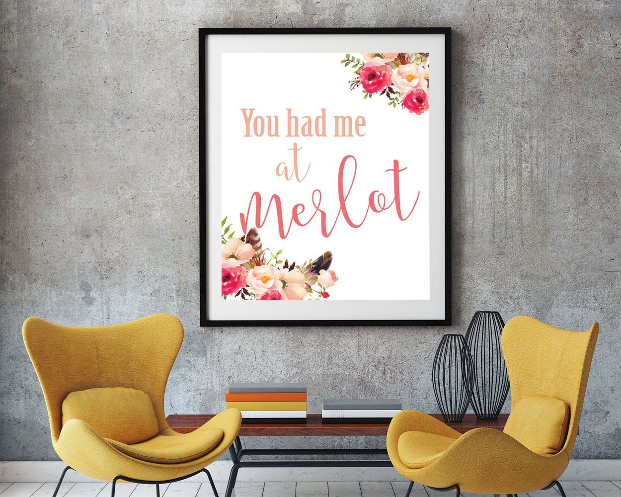 Wall Art You Had Me At Merlot Digital Print You Had Me At Merlot Poster Art You Had Me At Merlot Wall Art Print You Had Me At Merlot Funny - Digital Download