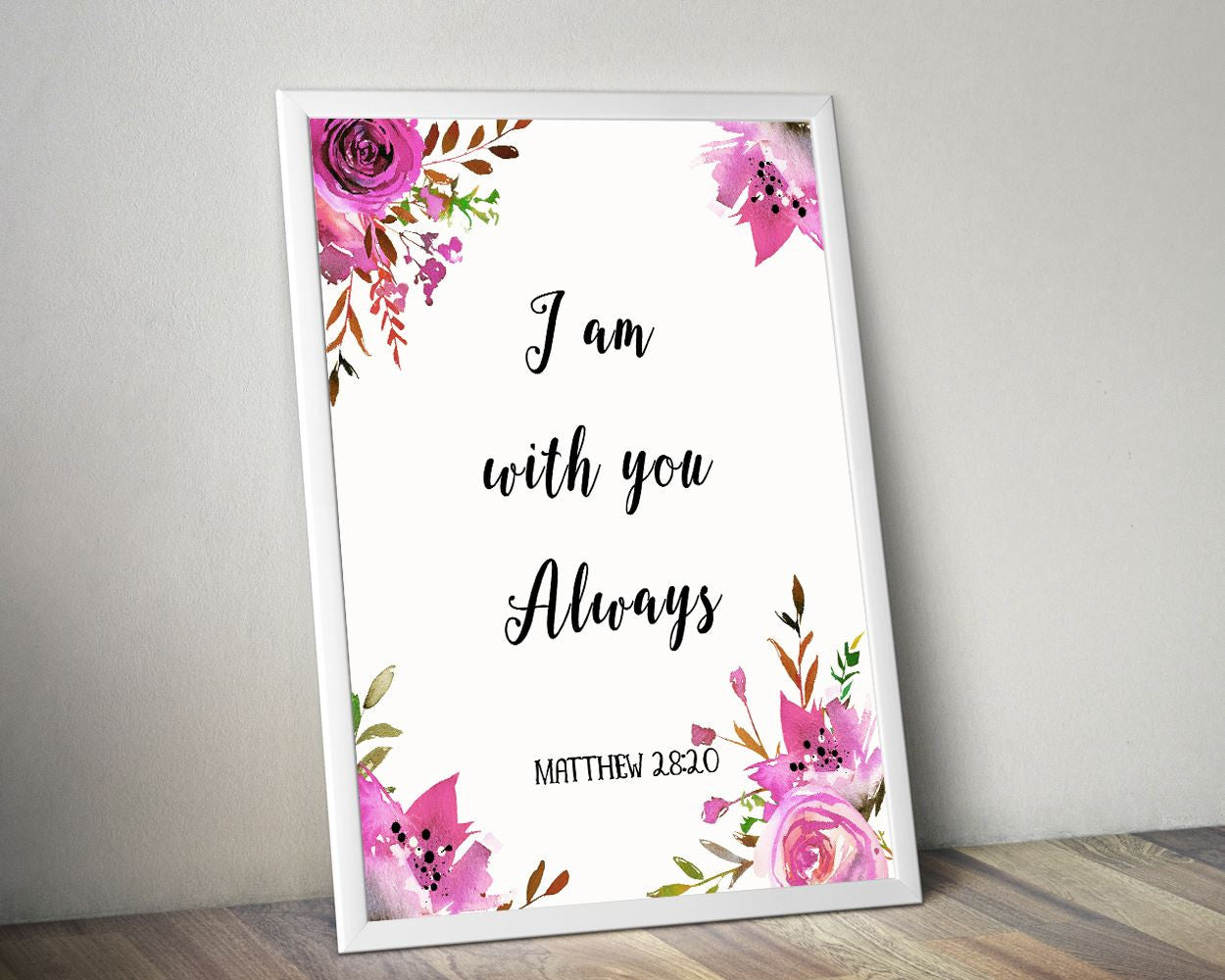 Matthew Framed Print Available Matthew Canvas Print Available Matthew Quote Art Matthew Quote Print Matthew Printed Matthew Matthew 28 20 - Digital Download