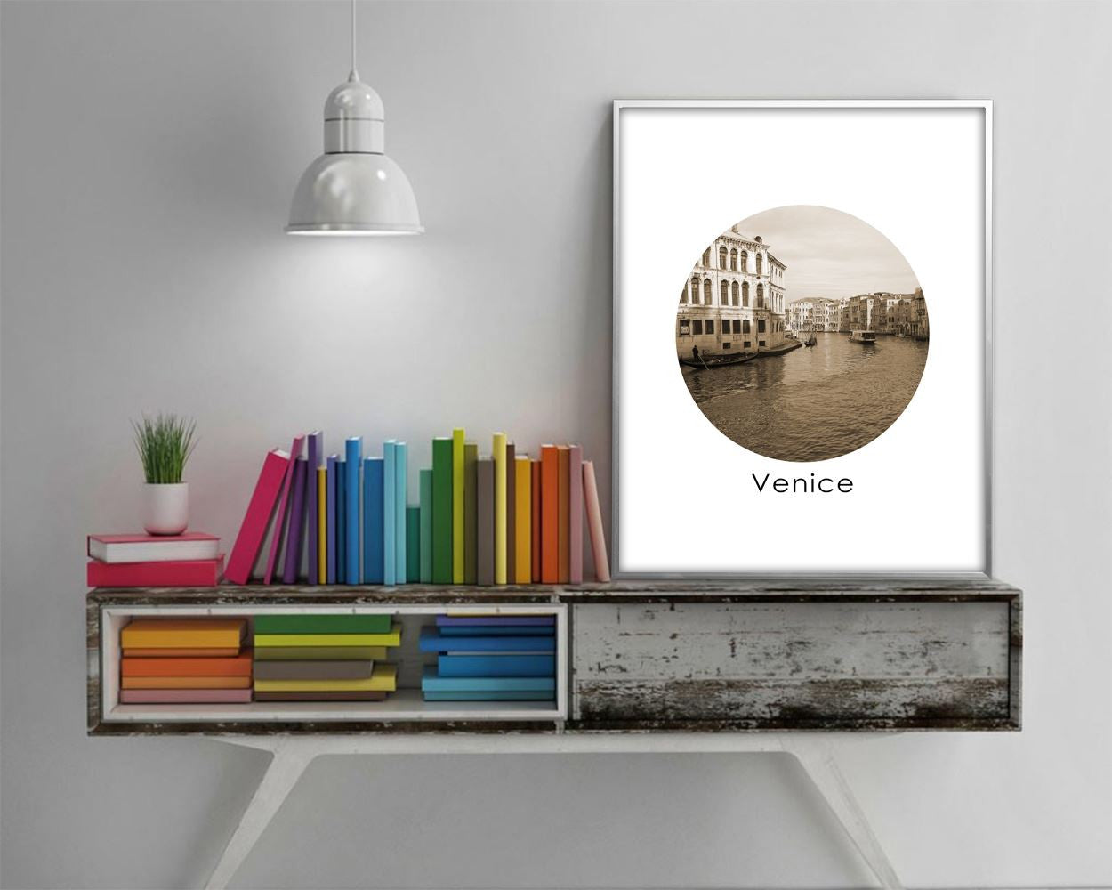 Wall Art Italy Digital Print Venice Poster Art Italy Wall Art Print Venice City Art Venice City Print Italy Wall Decor Italy Geometric - Digital Download