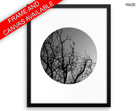 Trees Dusk Print, Beautiful Wall Art with Frame and Canvas options available Photography Decor