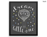 Little One Print, Beautiful Wall Art with Frame and Canvas options available Nursery Decor