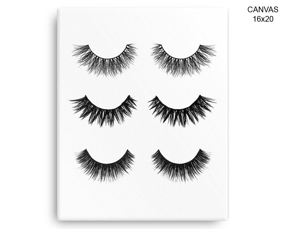 Eyelashes Print, Beautiful Wall Art with Frame and Canvas options available Beauty Decor