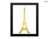 Eiffel Tower Print, Beautiful Wall Art with Frame and Canvas options available  Decor