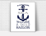 Wall Art Sailor Sea Digital Print Sailor Sea Poster Art Sailor Sea Wall Art Print Sailor Sea Quote Art Sailor Sea Quote Print Sailor Sea sea - Digital Download