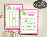 Baby Prince Charming Baby Shower Animals Unique Game Calling Mat BINGO60 CARDS GAME, Party Organization, Party Supplies - bsf01 - Digital Product