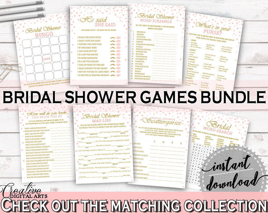 Games Bridal Shower Games Pink And Gold Bridal Shower Games Bridal Shower Pink And Gold Games Pink Gold - XZCNH - Digital Product