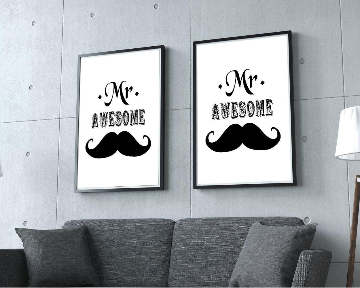 Wall Decor Moustache Printable Moustache Prints Moustache Sign Moustache Office Art Moustache Office Print Moustache Printable Art Moustache - Digital Download