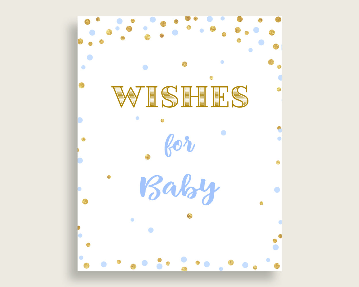 Wishes For Baby Baby Shower Wishes For Baby Confetti Baby Shower Wishes For Baby Blue Gold Baby Shower Confetti Wishes For Baby cb001