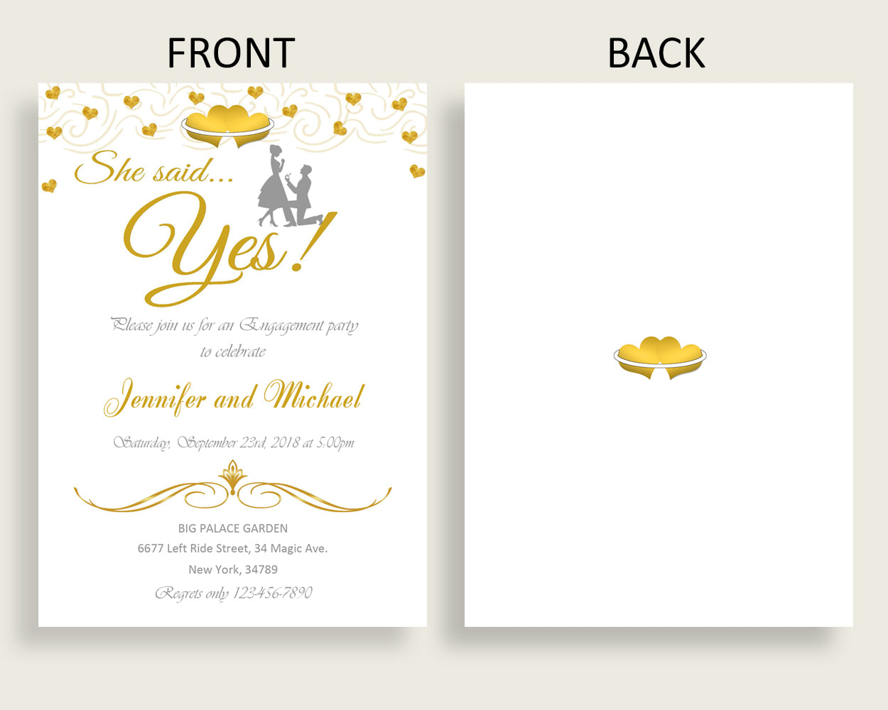 Invitation Template Bridal Shower Invitation Template Gold Hearts Bridal Shower Invitation Template Bridal Shower Gold Hearts 6GQOT