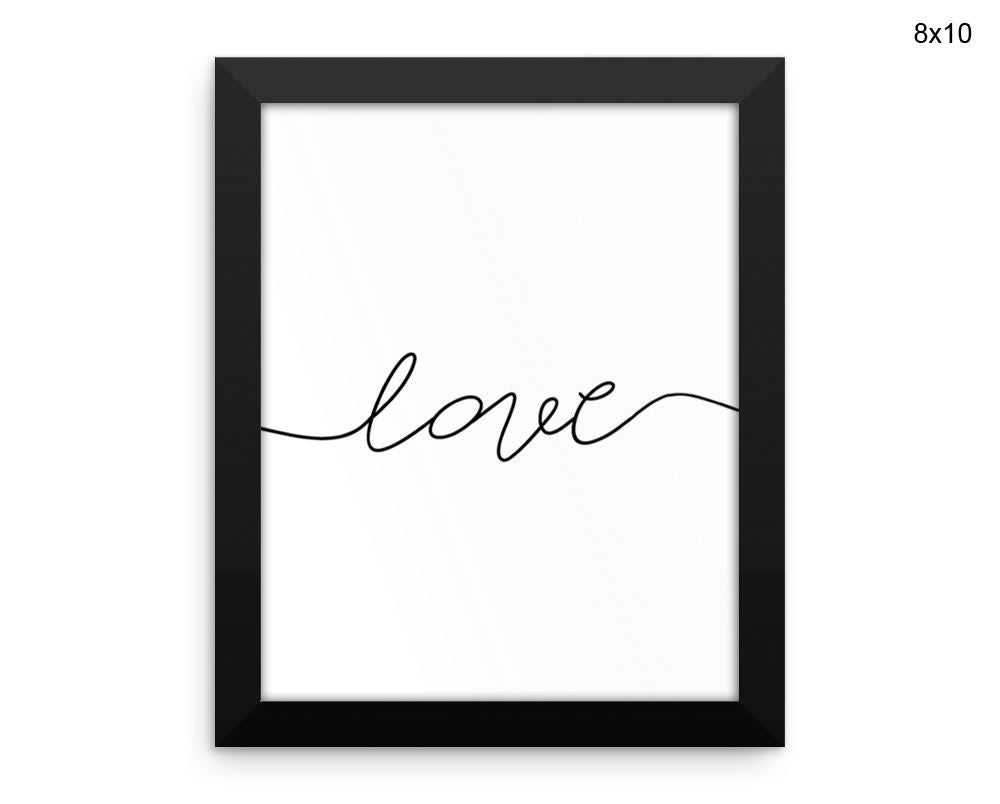 Minimalistic Print, Beautiful Wall Art with Frame and Canvas options available Scandi Decor