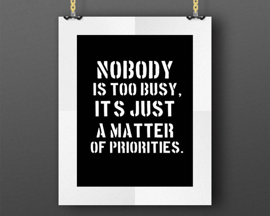 Wall Art Priorities Digital Print Priorities Poster Art Priorities Wall Art Print Priorities  Wall Decor Priorities lessons reminder - Digital Download