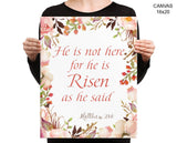 Matthew Risen Print, Beautiful Wall Art with Frame and Canvas options available Bible Decor