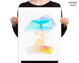 Watercolor Print, Beautiful Wall Art with Frame and Canvas options available Home Decor