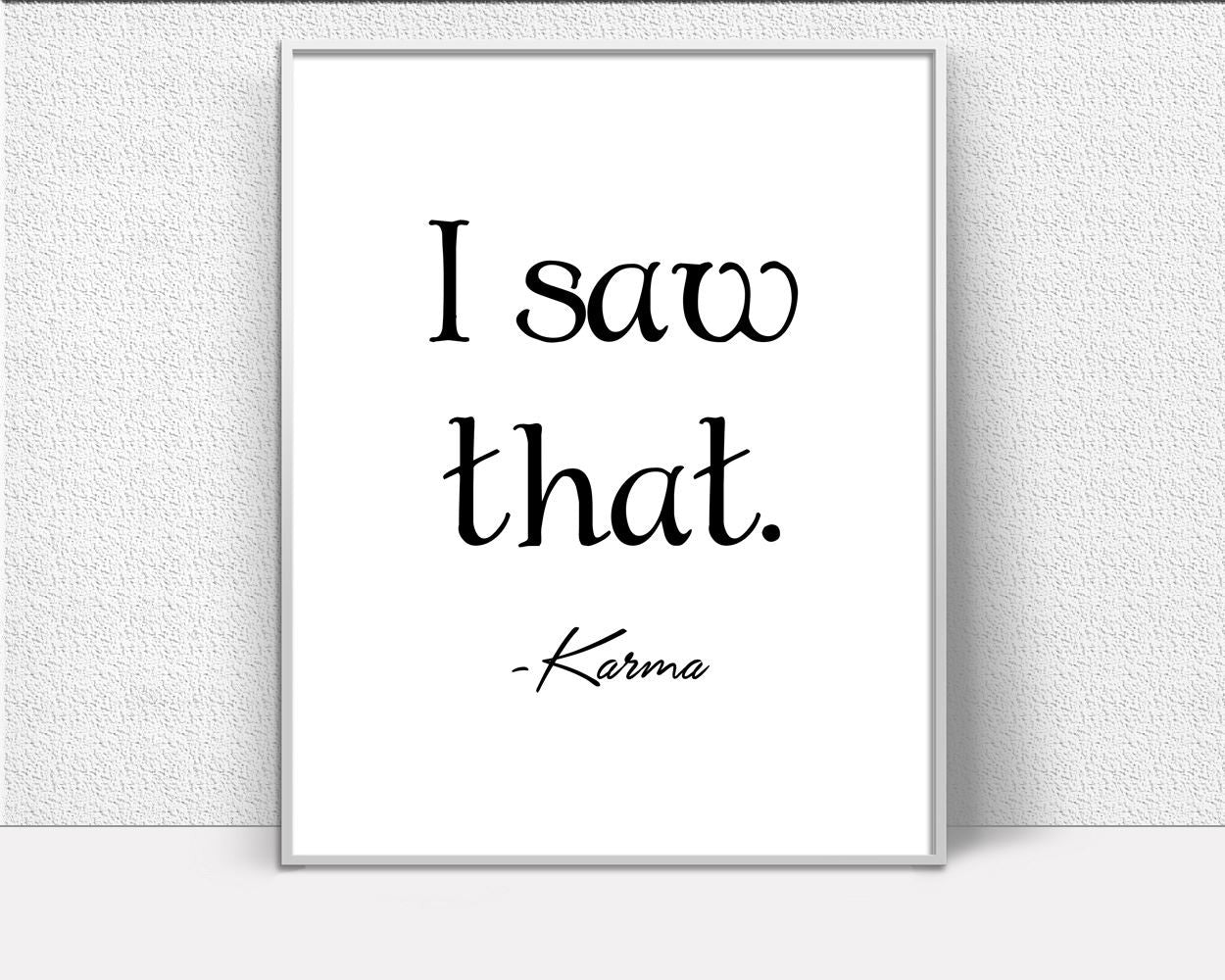 Wall Decor Karma Printable Karma Prints Karma Sign Karma karma_quote Art Karma karma_quote Print Karma Printable Art Karma spiritual gift - Digital Download